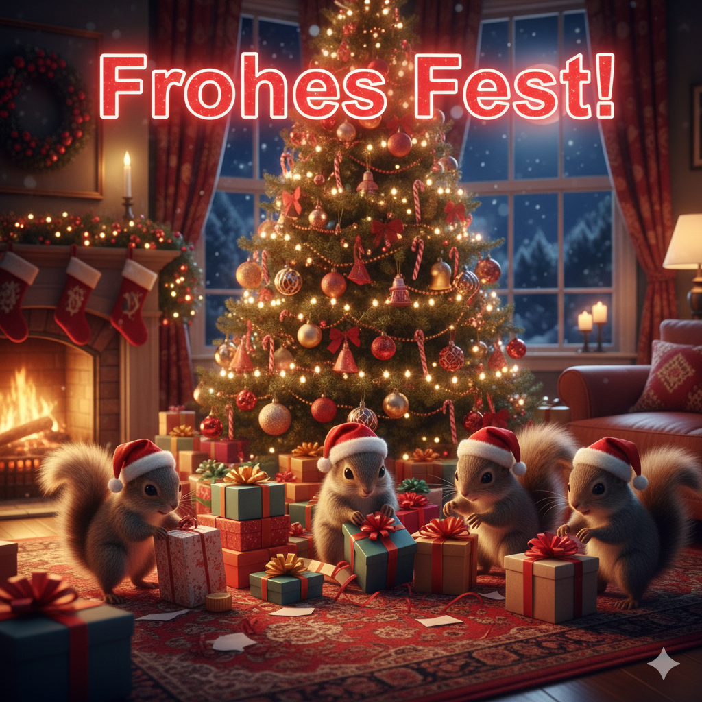Frohes Fest Bildnachweis: KI