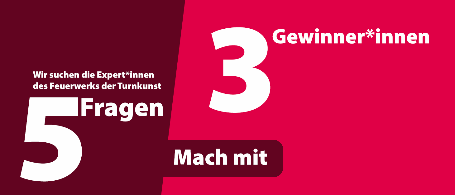 5 Fragen – 5 Gewinner*innen! Mach mit!